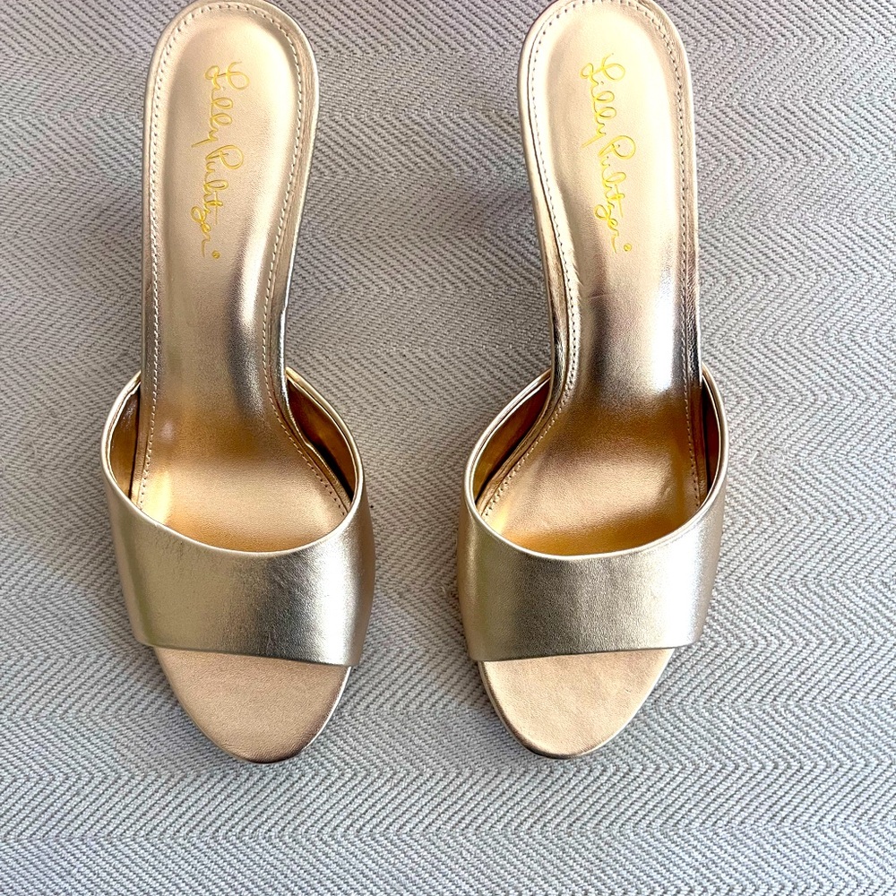 New Lilly Pulitzer good Kimmy heels